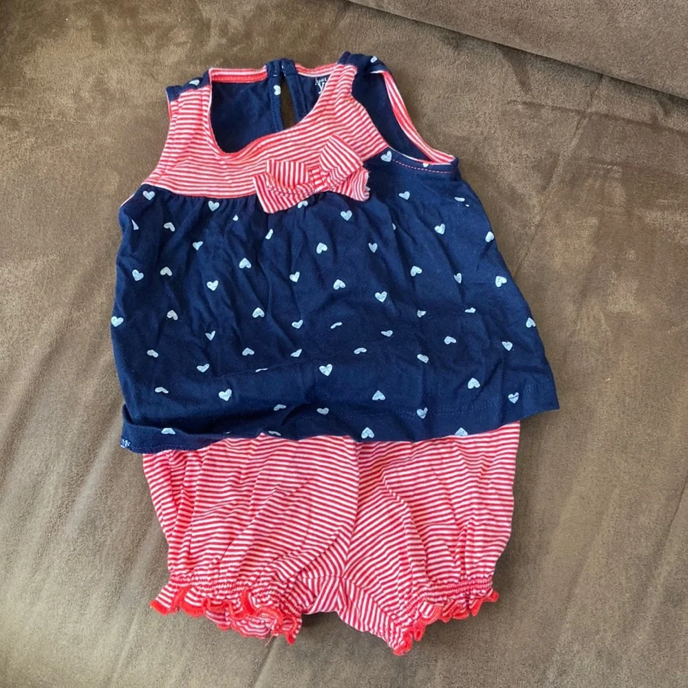 Carters 4th of July set; size 6M